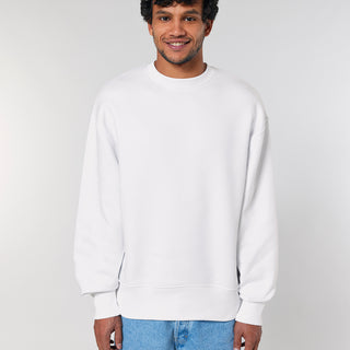 Oversized unisex Pullover WISHLIST white